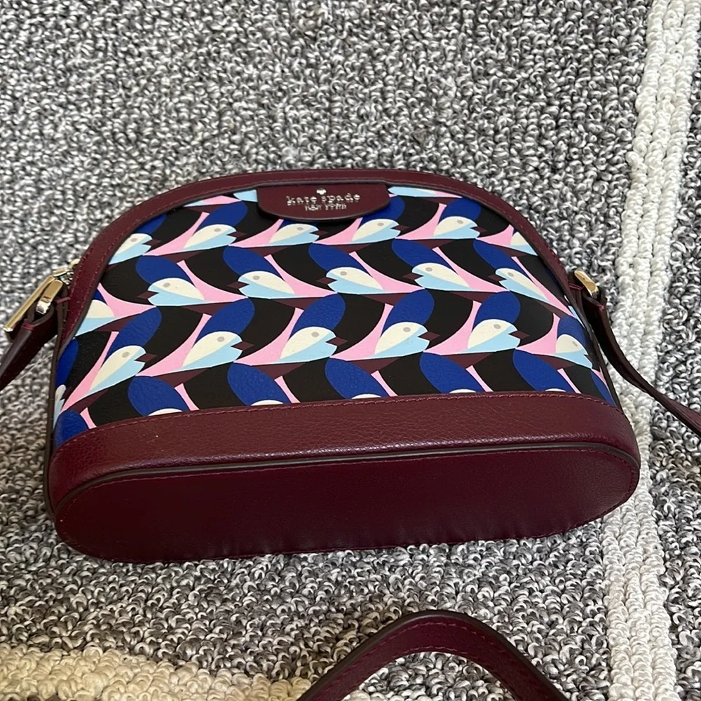 Kate Spade Sylvia Geo Birds Dome Crossbody Multi